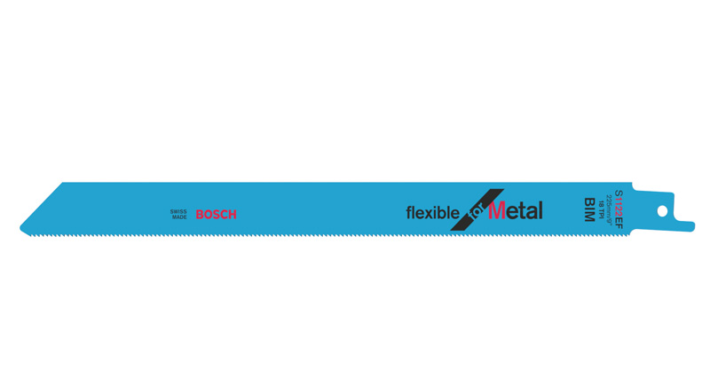 Bosch Säbelsägeblatt S 1122 EF, Flexible for Metal, 25er-Pack