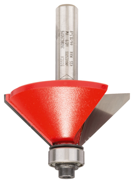 Bosch Fasefräser Expert for Wood, 8 mm, D 44 mm, L 18,5 mm, G 61 mm