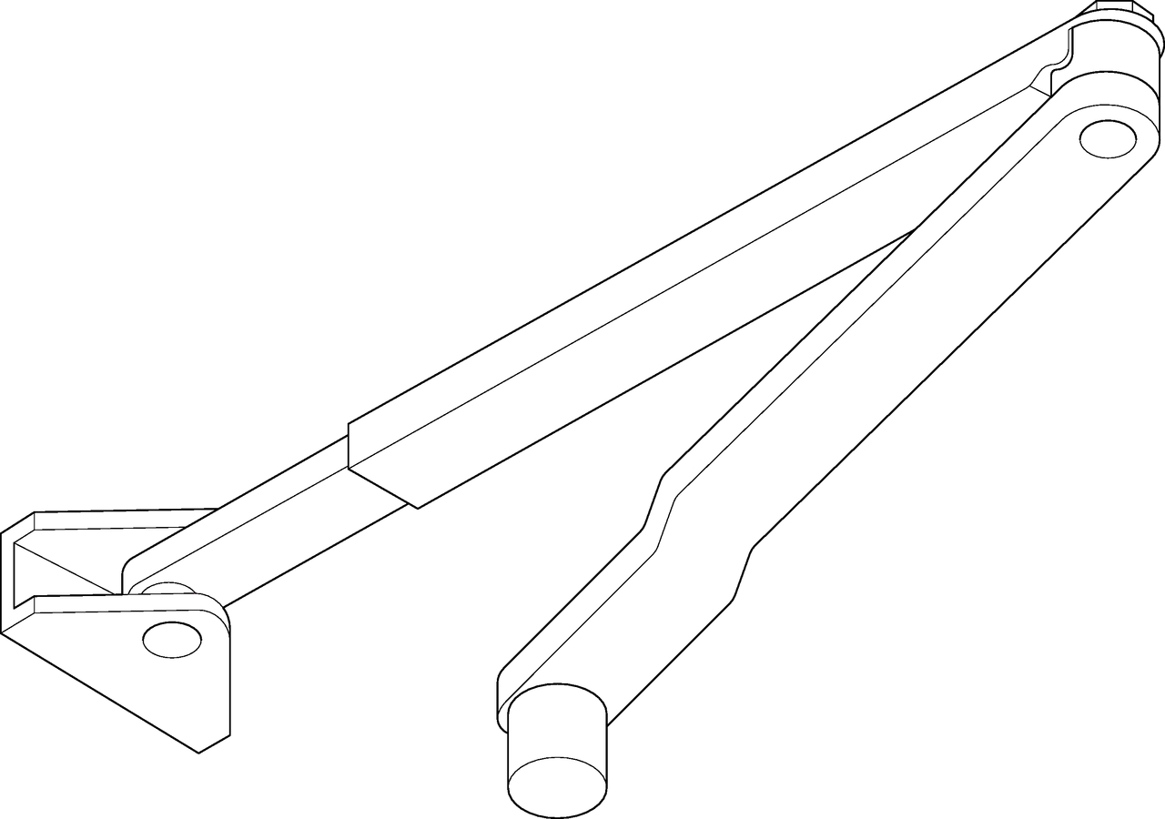 Strichzeichnung, Handlauf