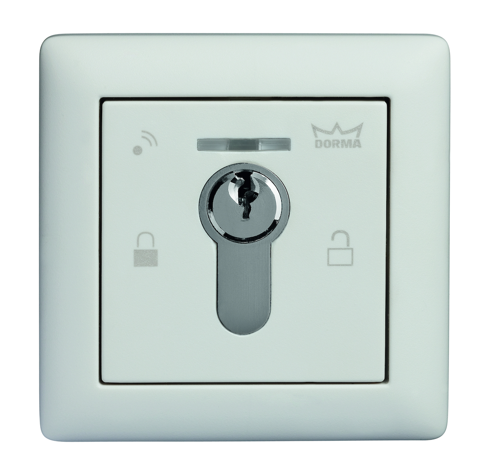 Safe, Key lock, Lock switch, Lock cover, Dorma