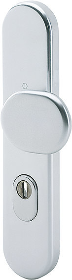 HOPPE Knopf auf Schutz-Langschild 86G/3332ZA, 8/72, Aluminium