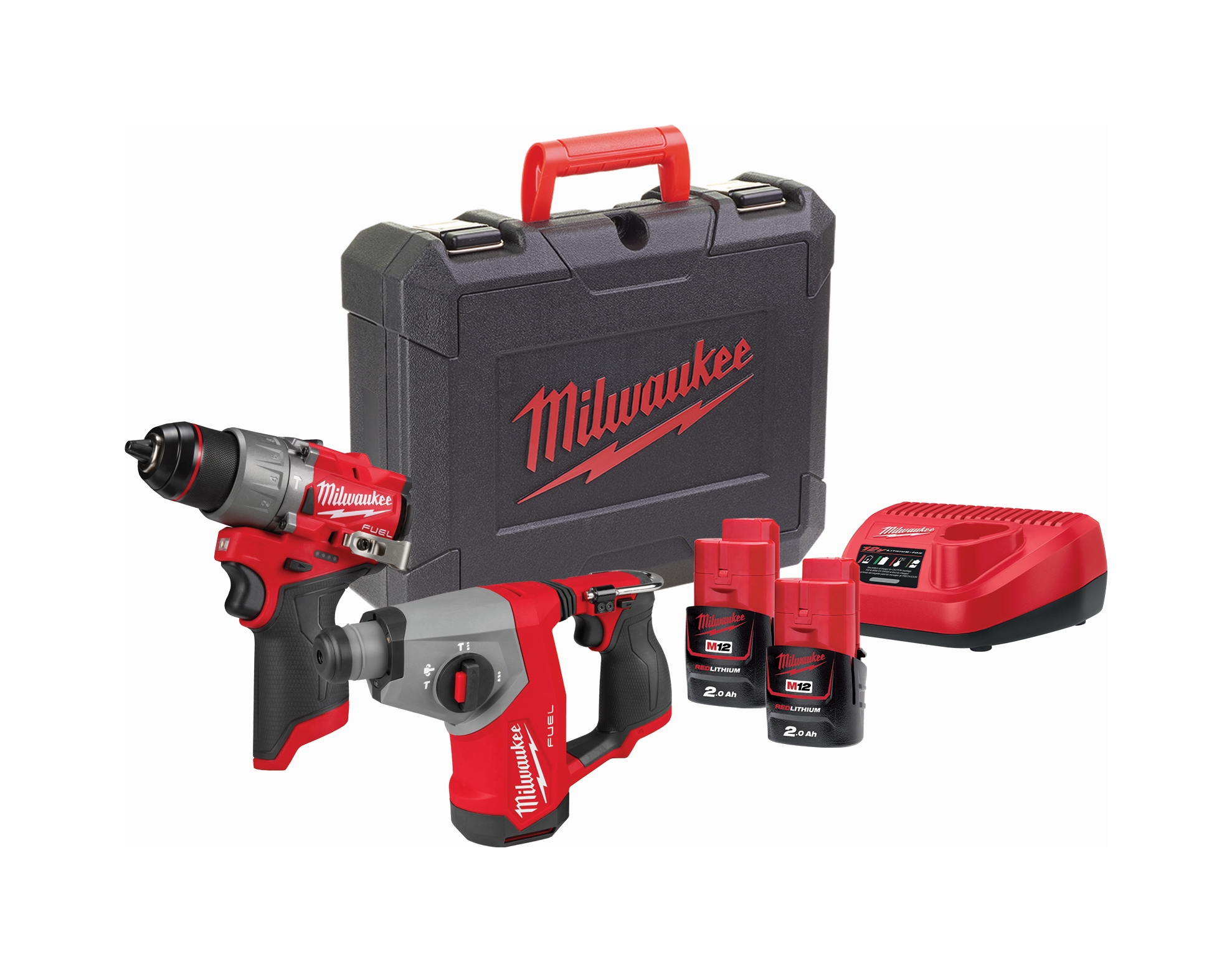 Milwaukee Akku-Maschinenset M12 FUEL POWERPACK M12FPP2BG2-502X