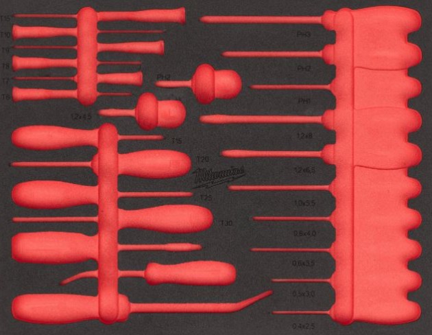 Milwaukee für Tri-Lobe Schraubendreher und Stemmeisen Ersatz-Einlage 3/3