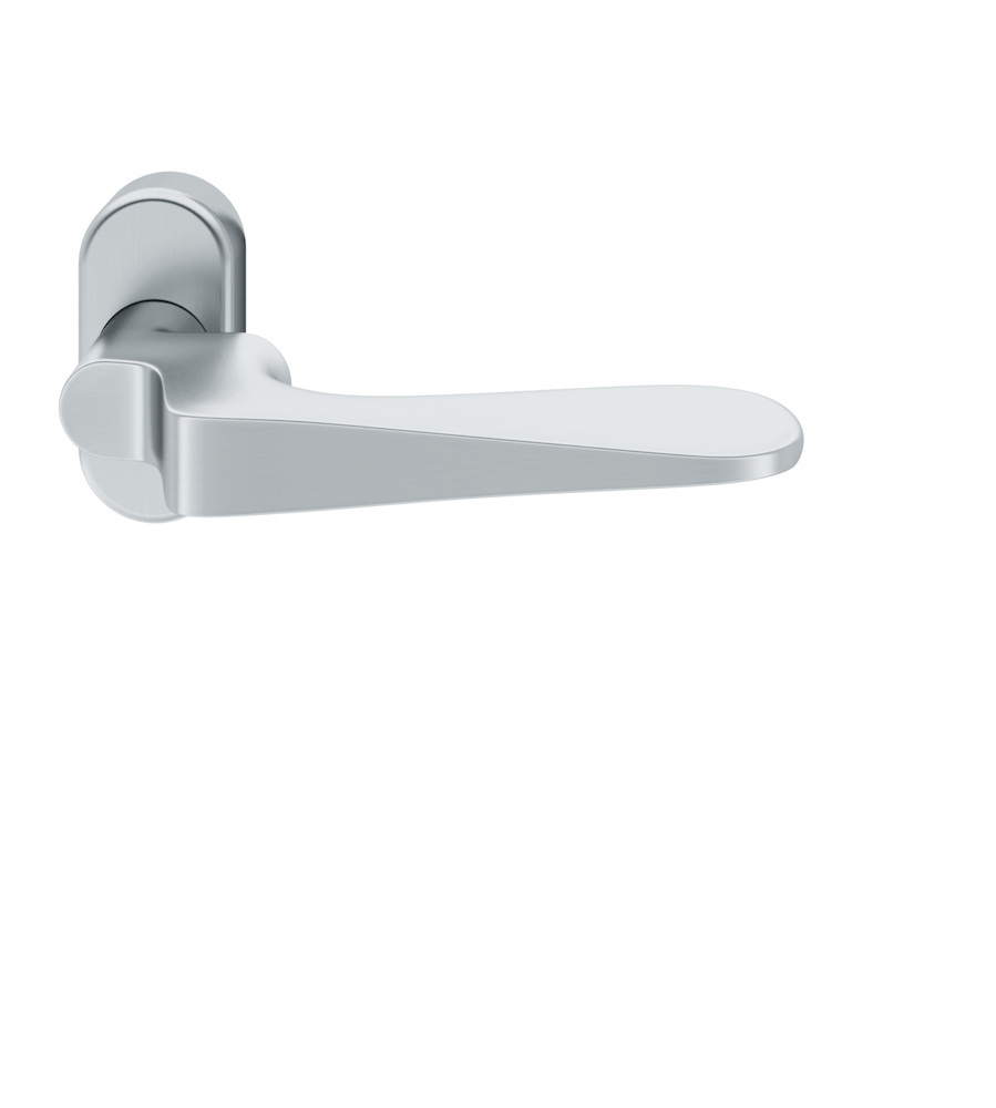 FSB FH-Drücker-Halbgarnitur ohne Schlüsselrosette 06 1144, oval, VK 9 mm, Edelstahl