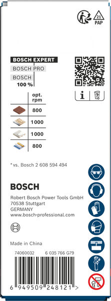 Produktbild Verpackung, Bohrkassette, BOSCH, Kunststoff, Schwarz, Wire-free