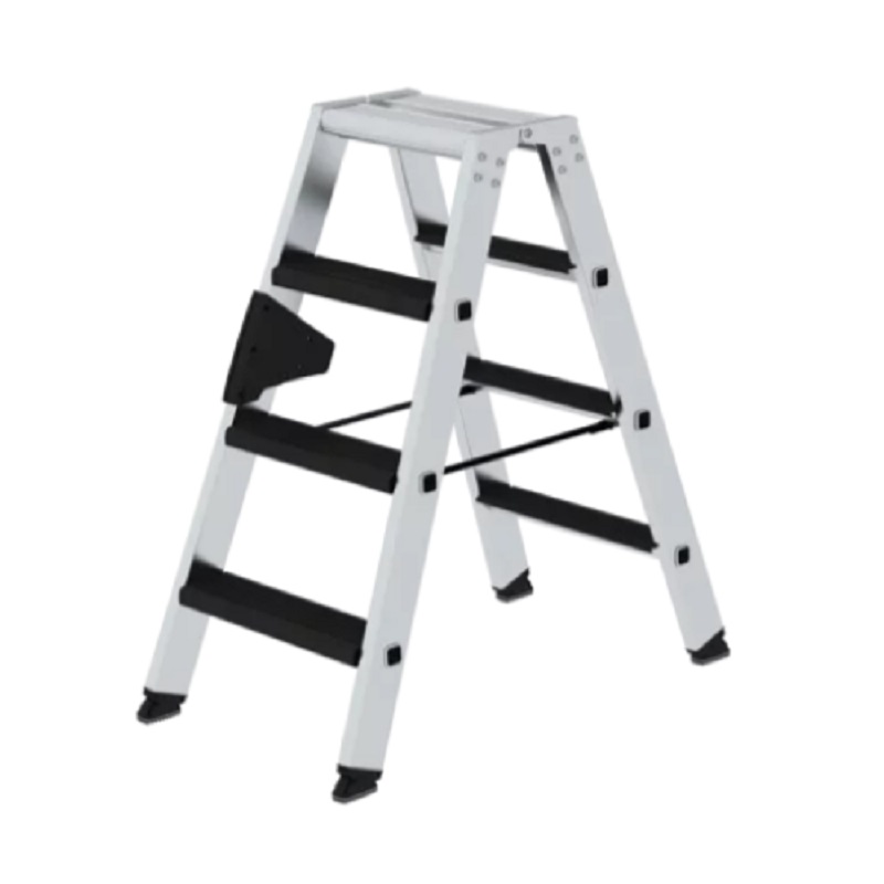 Stufen-Stehleiter beidseitig begehbar mit clip-step relax Stufen-Stehleiter beidseitig begehbar mit clip-step relax