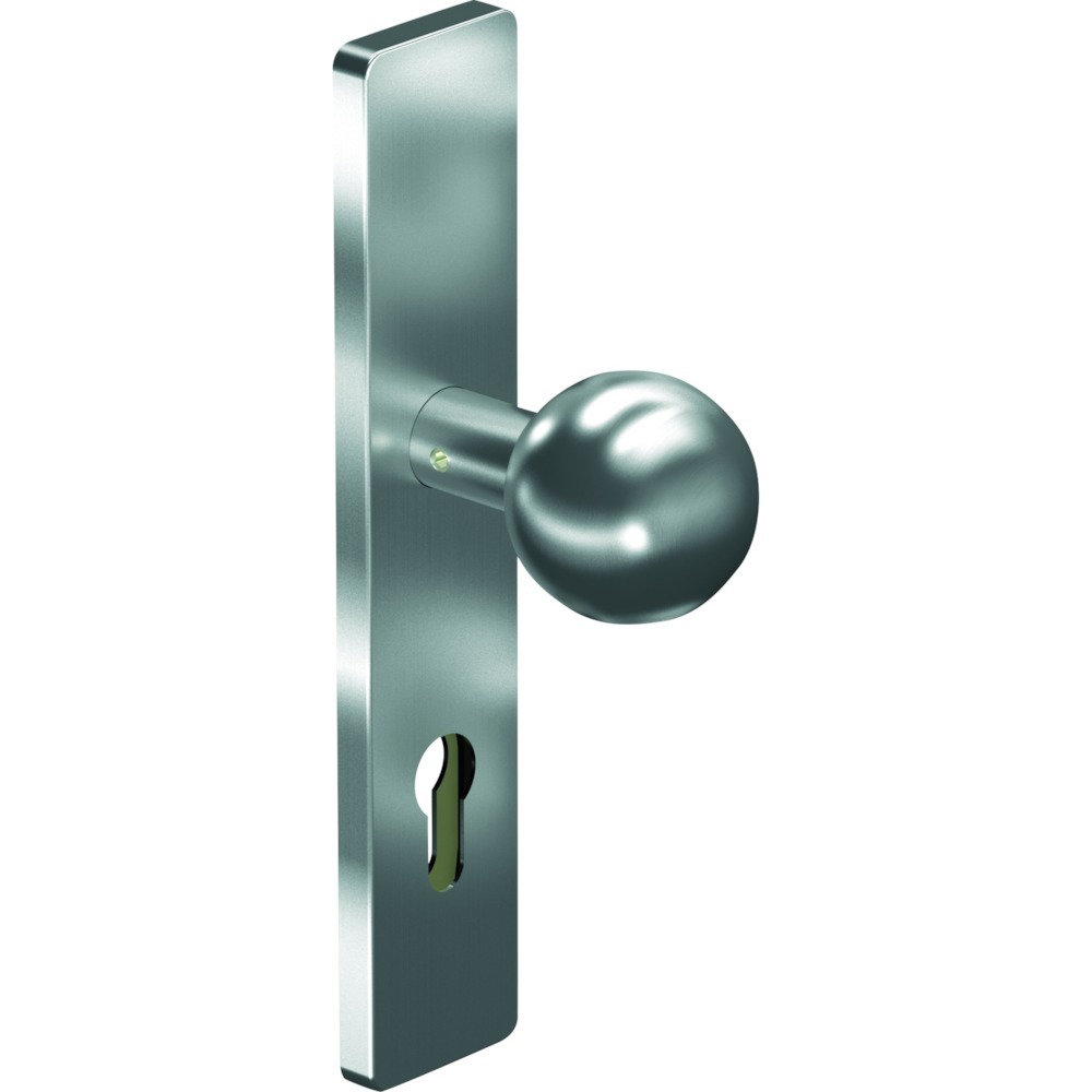 OGRO Knopf auf Langschild 7010 3548, Aluminium