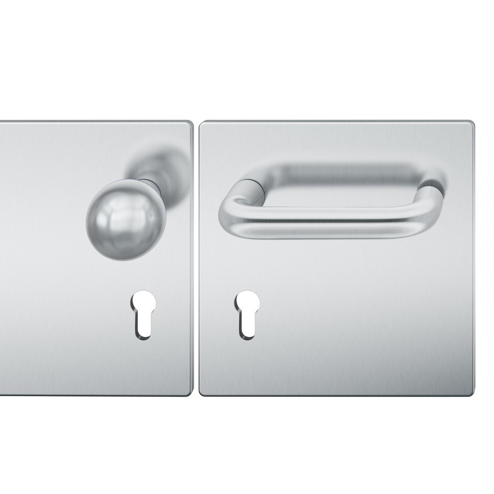 FSB Wechselgarnitur mit Breitschild 72 1070, AGL3, Edelstahl