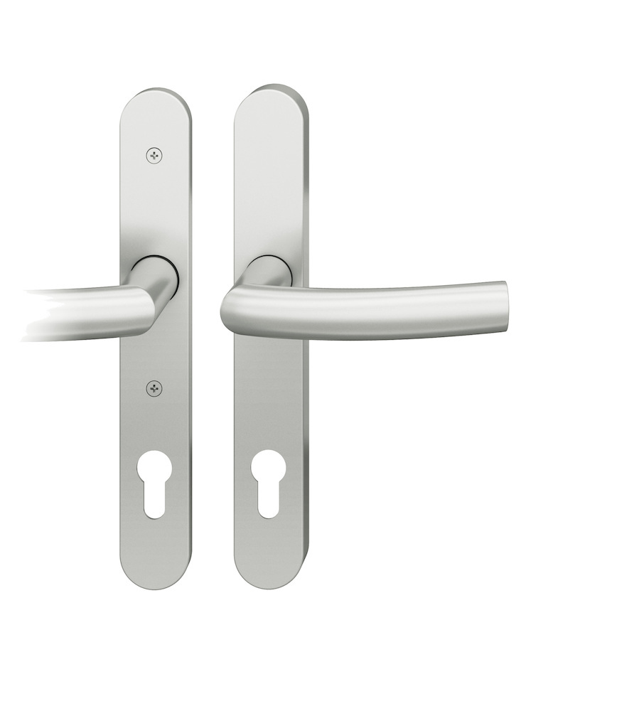 FSB Schutz-Drückergarnitur mit Langschild 73 7330, ES 1, VK 8 mm, Aluminium