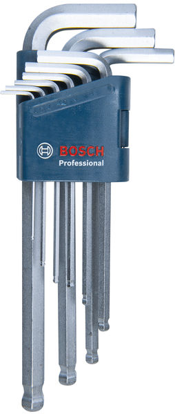 Bosch Innensechskantschlüssel, Hex Schlüssel Set, 9-tlg.
