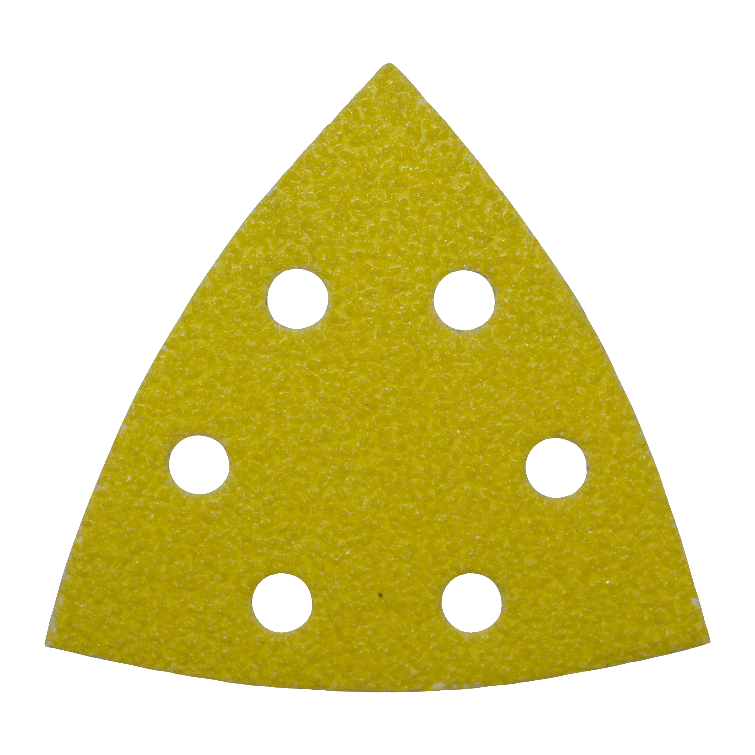 schwamm, schrubbschwamm, gelb, lochmuster, dreieck