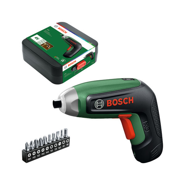Produktbild Lieferumfang, Akku-Schrauber, Schraubendreher, Grün, Bosch, Kasten/Verpackung