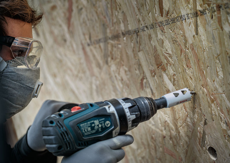 Anwendungsbild, PDC Bohrmaschine, Akkuschrauber, Bohrhammer, Bosch Bohrer, Holzwerkstatt