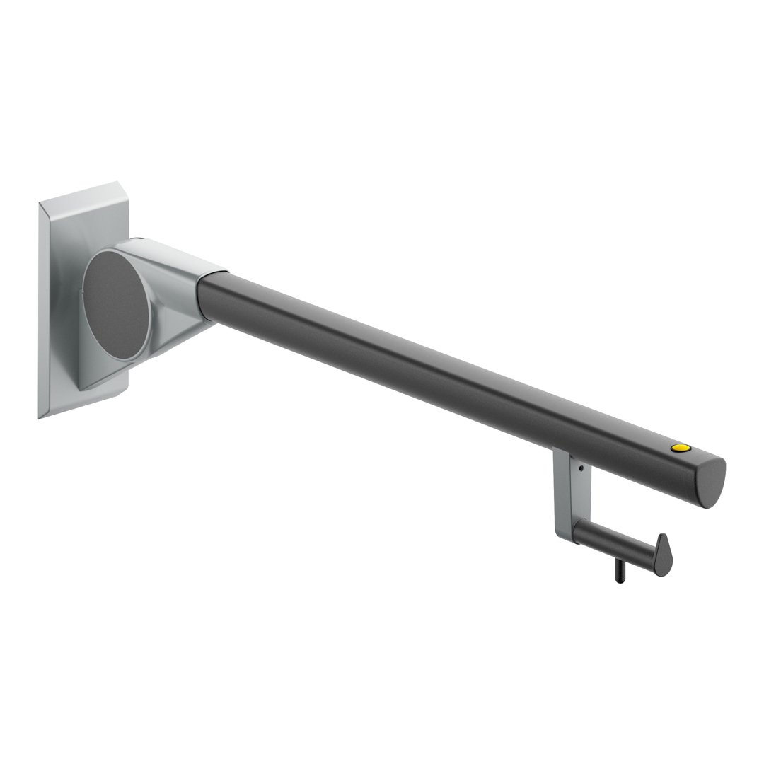 KWS Stützklappgriff 850  1Taster+Papierrollenhalter