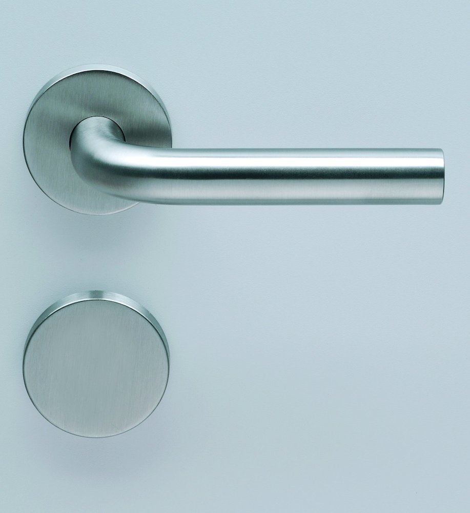 HELO Wechselgarnitur mit Rosetten rund EST.WG 51/K5, VK 8, Edelstahl