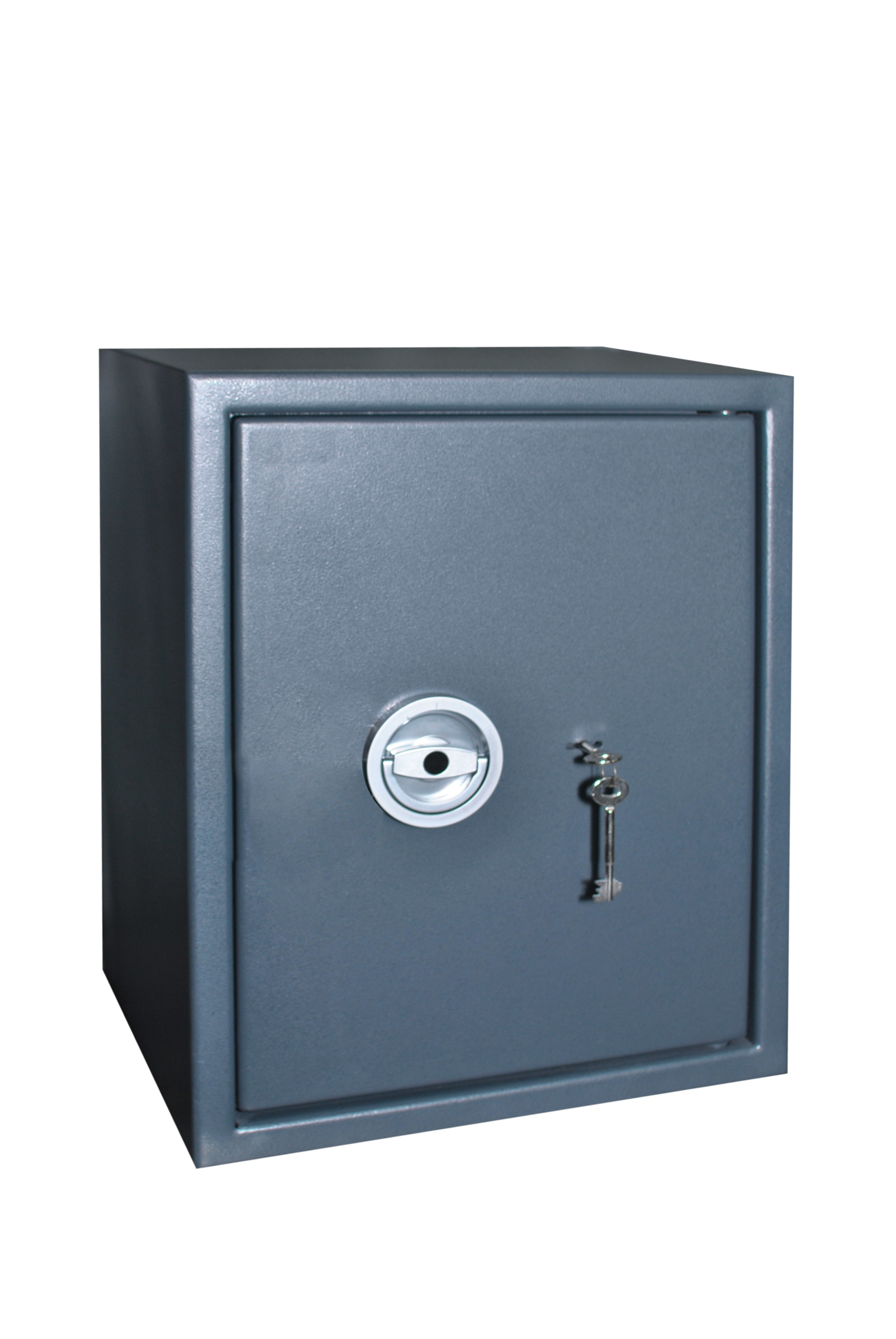 Safe, Metallsafe, abschließbar, Sicherheitsschrank, Grau