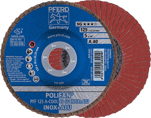 POLIFAN-Fächerschleifscheibe A-COOL SG INOX + ALU