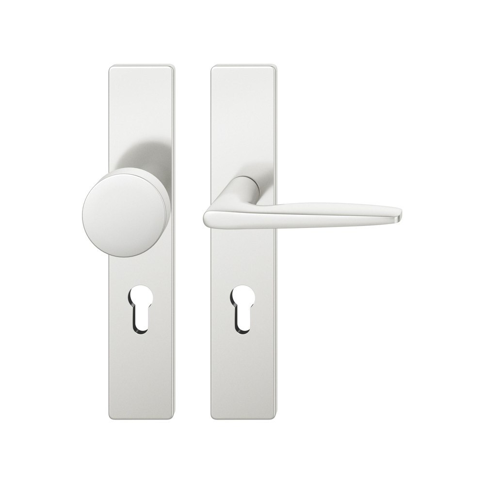 FSB Wechselgarnitur mit Langschild 12 1058, ASL, VK 8, eckig, mit Nocken, ZT, Aluminium