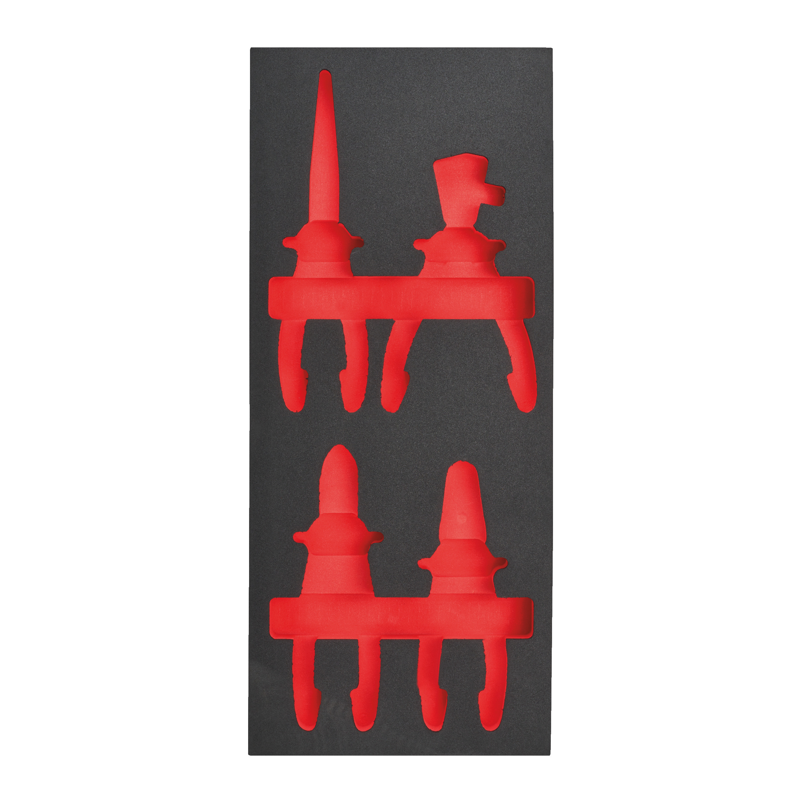 Milwaukee Einlage für VDE Zangen, Werkstattwagen 78 cm Ersatz-Einlage