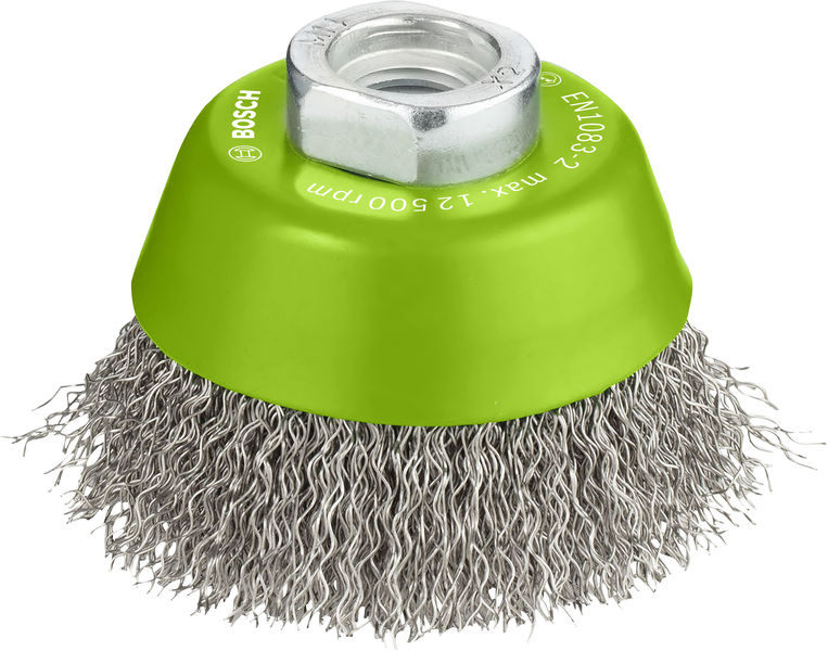 Bosch PRO Stainless Steel clean Topfbürste, 65 x 0,3 mm, Gewinde