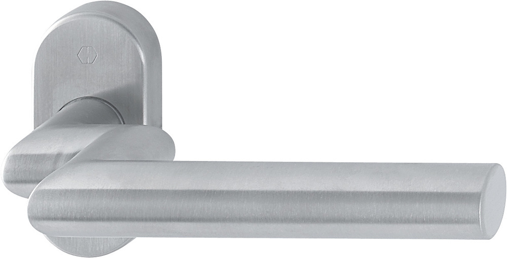 HOPPE Drücker-Halbgarnitur ohne Schlüsselrosette Amsterdam E1400GF2/55, ohne Stütznocken, Edelstahl