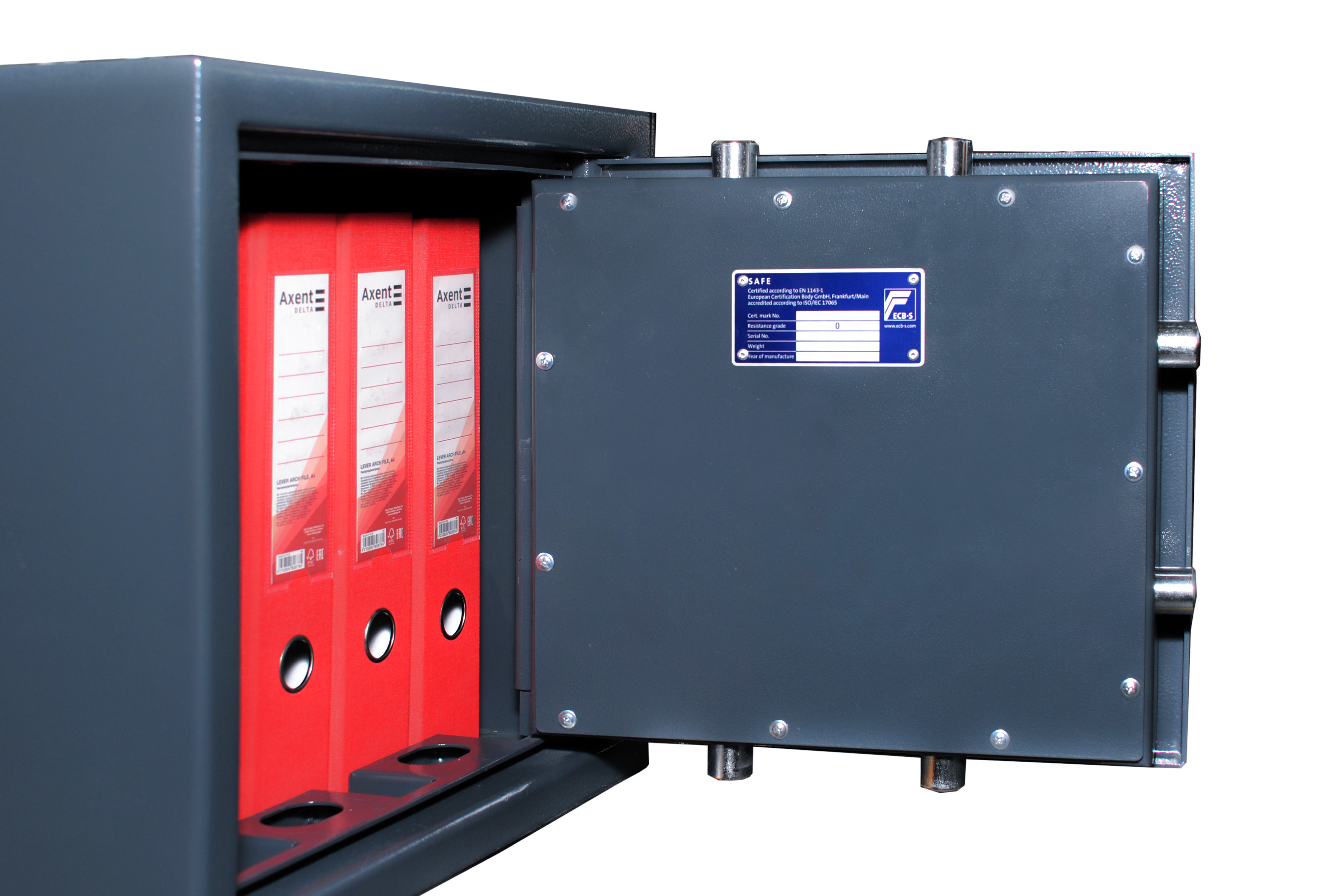 safebox, gun safe, red binders, feuerfest, stahl Schrank