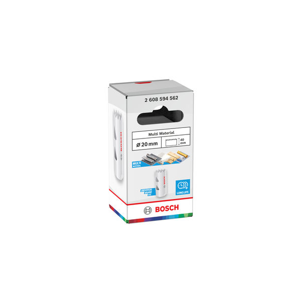 Produktbild Verpackung, Schleiferzubehör, Schleifpapier, 20 mm, Multi Material, Bosch