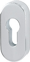 HOPPE Schlüsselrosette M55S-SR,oval o. No.,PZ, 10mm
