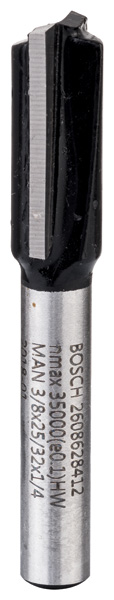 Bosch Nutfräser, 1/4-Zoll, D1 9,5 mm, L 19,6 mm, G 51 mm