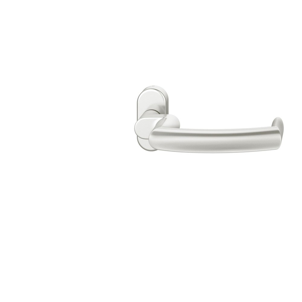 FSB FH-Drücker-Halbgarnitur ohne Schlüsselrosette 06 1177, oval, VK 9 mm, Aluminium