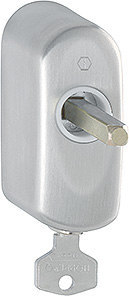 HOPPE Fenstergriffrosette EUS950S 100NM TBT4, abschließbar, oval