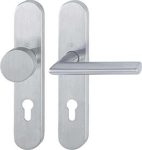 HOPPE FH Wechselgarnitur Stockholm mit Langschild FS-E58/353H/1140, Edelstahl