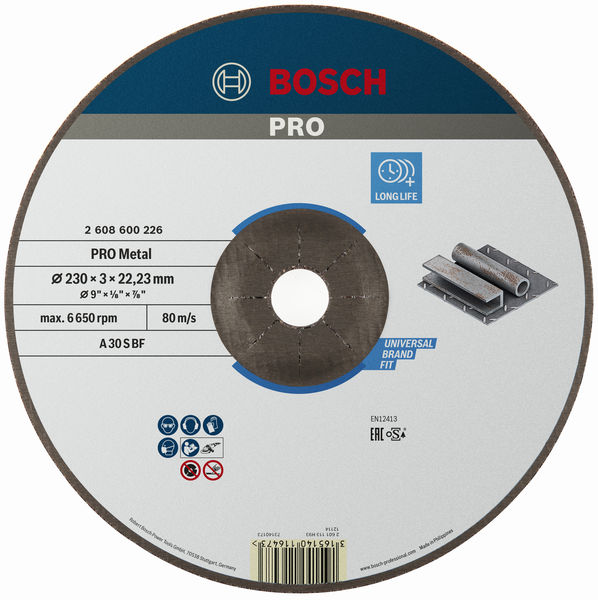 Bosch PRO Metal Trennscheibe, 230 x 3 x 22,23 mm