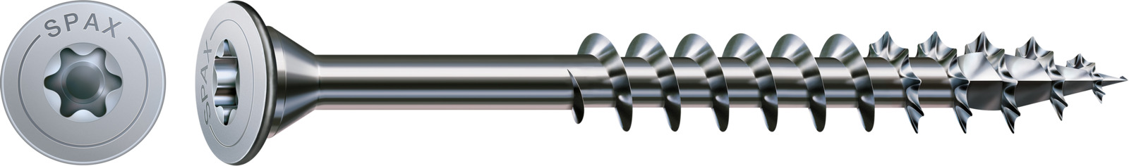 SPAX Universalschraube WIROX - Teilgewinde, Tellerkopf, T-STAR plus, 4CUT