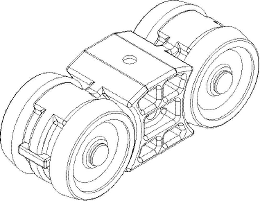 Doppelrollenwagen GEZE Perlan 140, Kunststoff