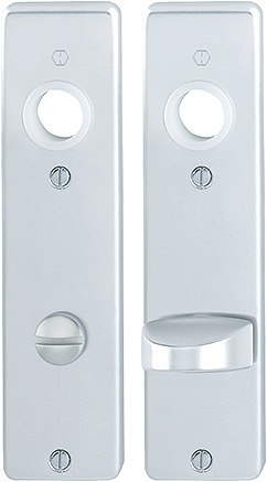 HOPPE Kurzschildpaar 202KP, eckig o. No., WC/S 78, TS 40