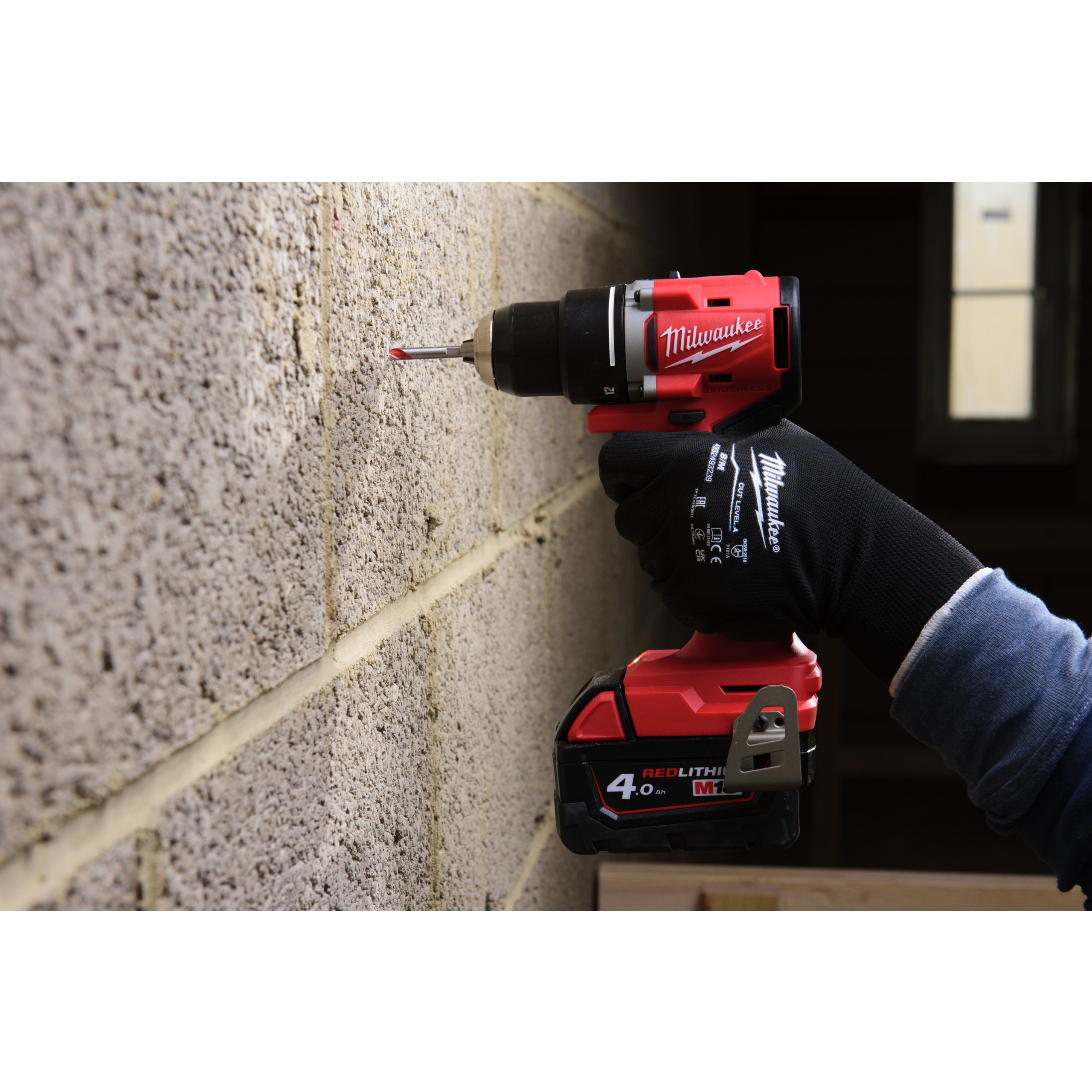 Milwaukee Universal Arbeitshandschuhe Klasse 1/A Größe 7 (S) 12er Pack