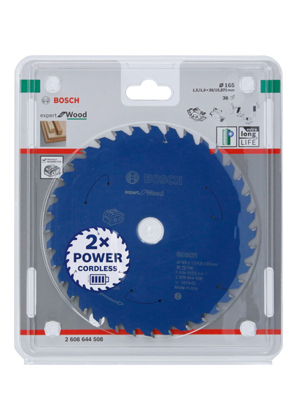 Bosch Kreissägeblatt Expert for Wood, 250 x 30 x 2,4 mm, 40