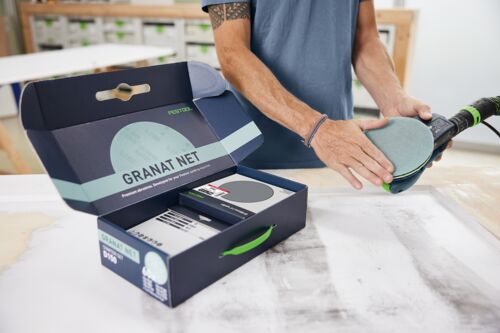 Netzschleifmittel Granat Net D150 GR NET-Set