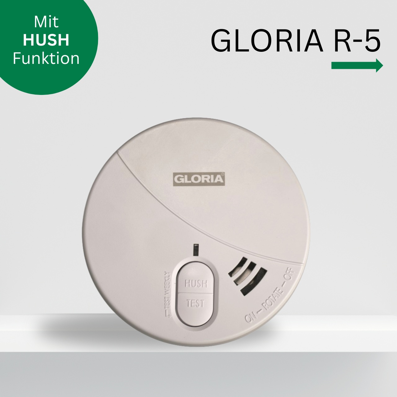 Rauchmelder Hush-Funktion Gloria R-5