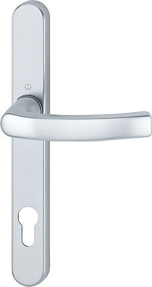 HOPPE Drücker-Halbgarnitur Liège mit Schmalschild 1540/3347N, innen, 8/92 mm, Aluminium