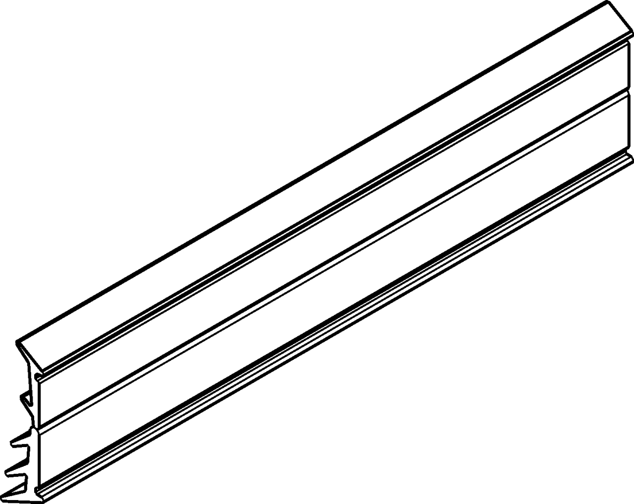 Strichzeichnung, Aluminium