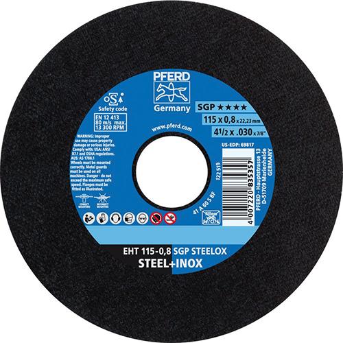 Trennscheibe SGP STEELOX für die Stahl- und Edelstahlbearbeitung