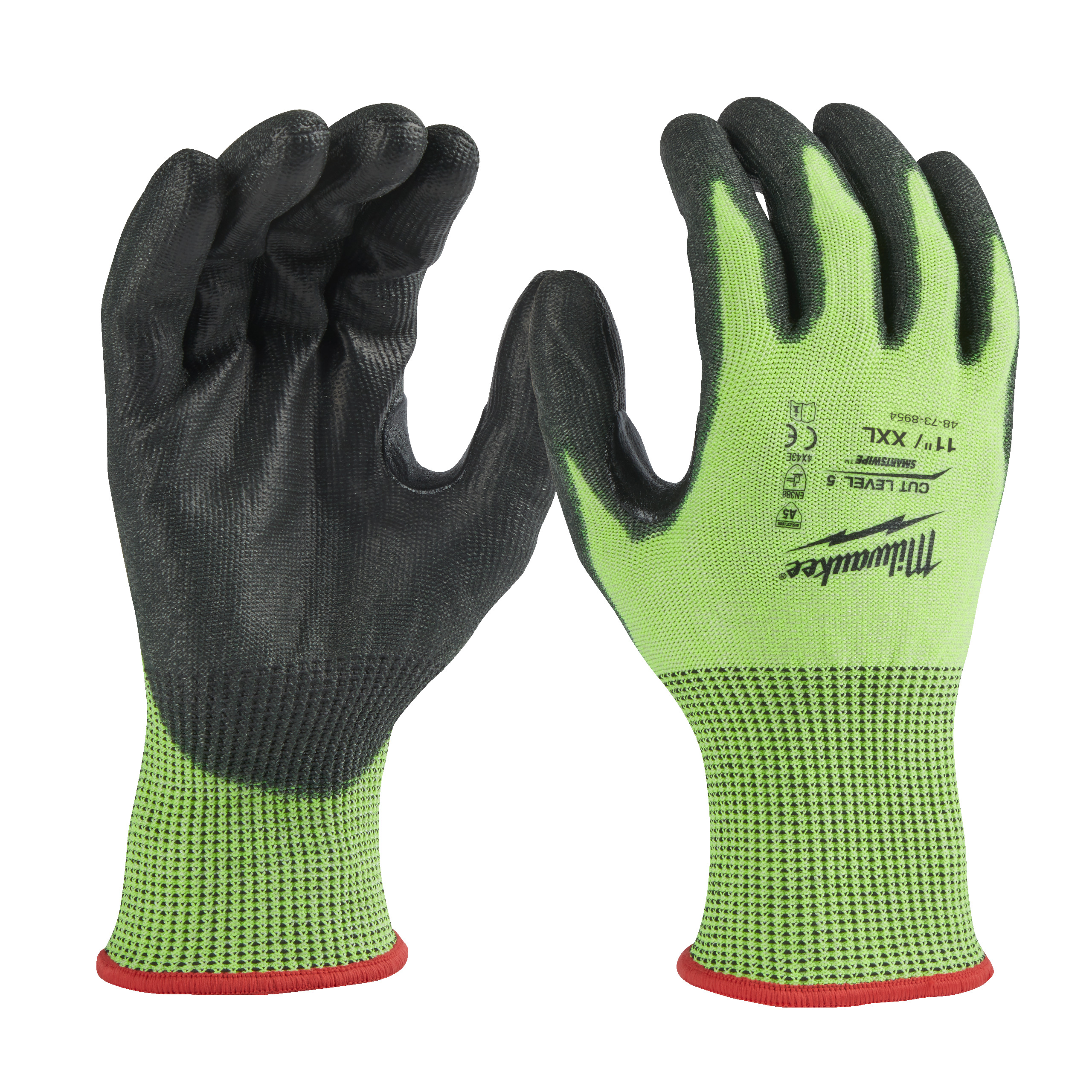 Milwaukee Schnittschutzhandschuhe Größe 11 (XXL) Hi-Vis Klasse 5/E