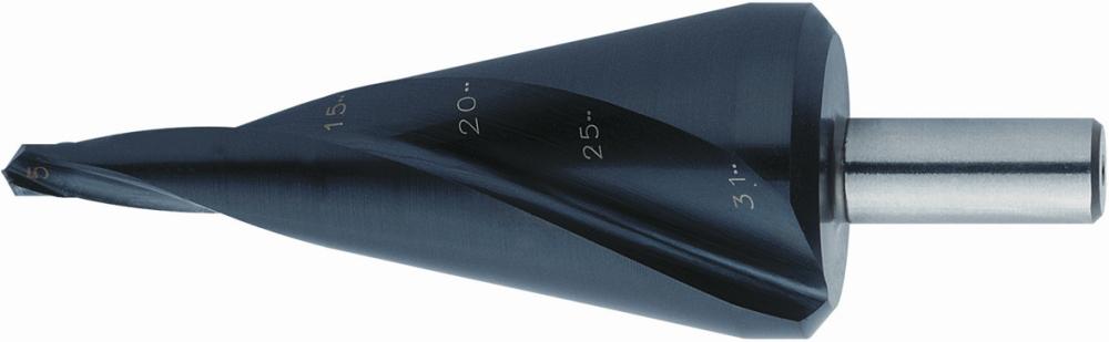 Präzisions-Blechschälbohrer (Schälaufbohrer) Spiralgenutet, Oberfläche TiAlN-beschichtet