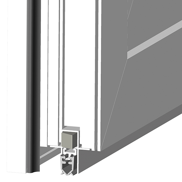 Türabsenkdichtung Athmer Unidicht ES, 1-seitig, Silikon