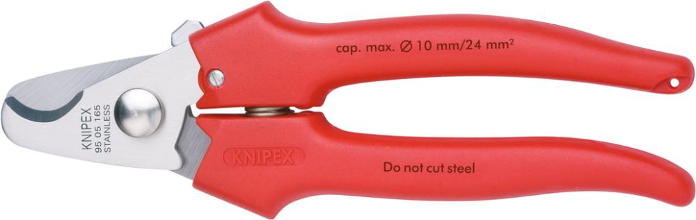 KNIPEX Kabelschere  mit Öffnungsfeder 165mm