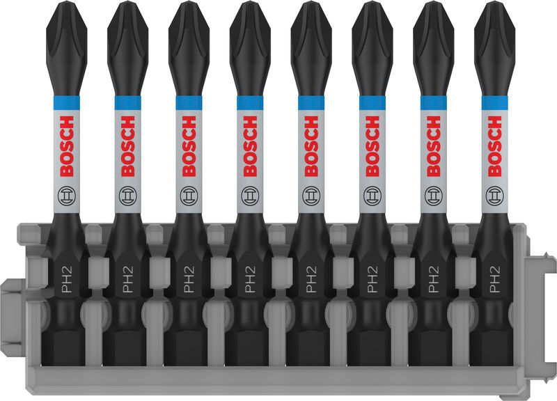 Bosch PRO Phillips Impact Bit, PH2, 55&nbsp;mm, 8-tlg.