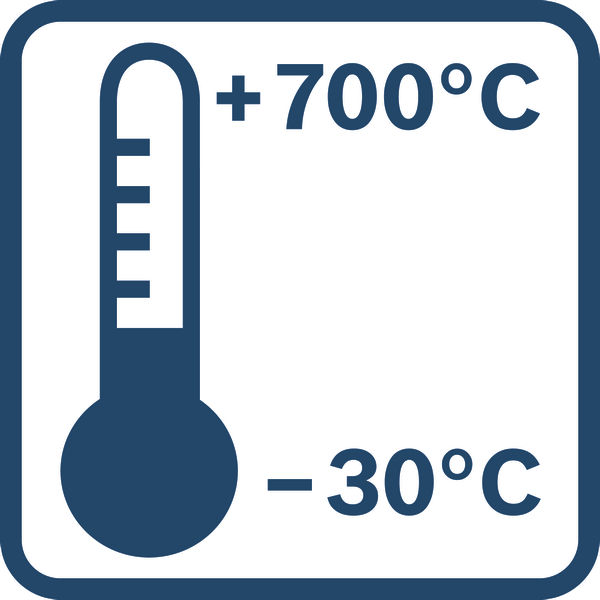 Symbol, thermometer, temperature, messung, anzeige, bereich