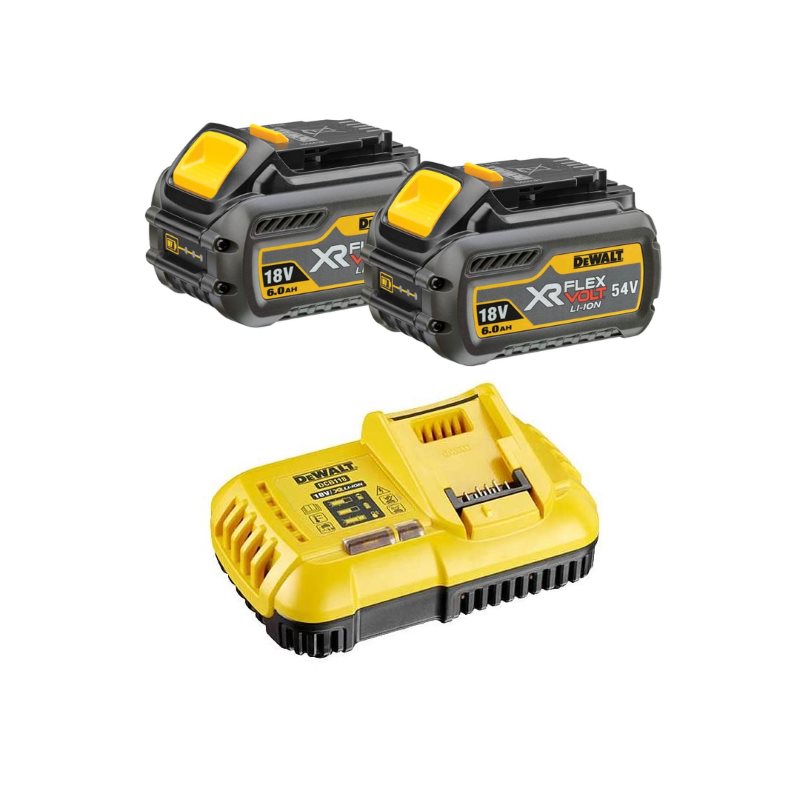 Akku Starter-Kit DeWALT DCB118T2 - Ladegerät mit 2 Akkus Akku Starter-Kit DeWALT DCB118T2 - Ladegerät mit 2 Akkus